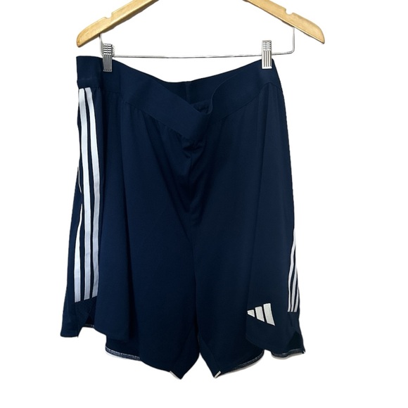 2pc Adidas short and top set. Navy blue and white. Women’s plus size 4x. - Picture 2 of 4